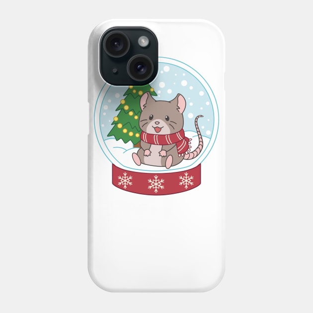 Christmas crystal ball Phone Case by TomatoLacoon