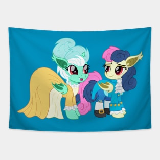 Lyrabon bat ponies dressed Tapestry