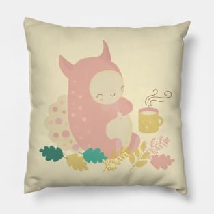 Cute Pink Monster Pillow