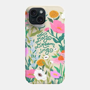 Day Dreaming Wild Flowers Phone Case