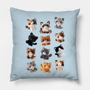 Cat plush toy collection Pillow