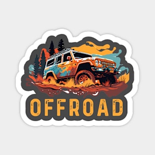 Off Road Jeep Lover T-Shirt Magnet