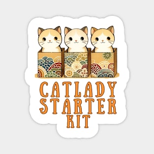 Catlady Starter Kit Magnet