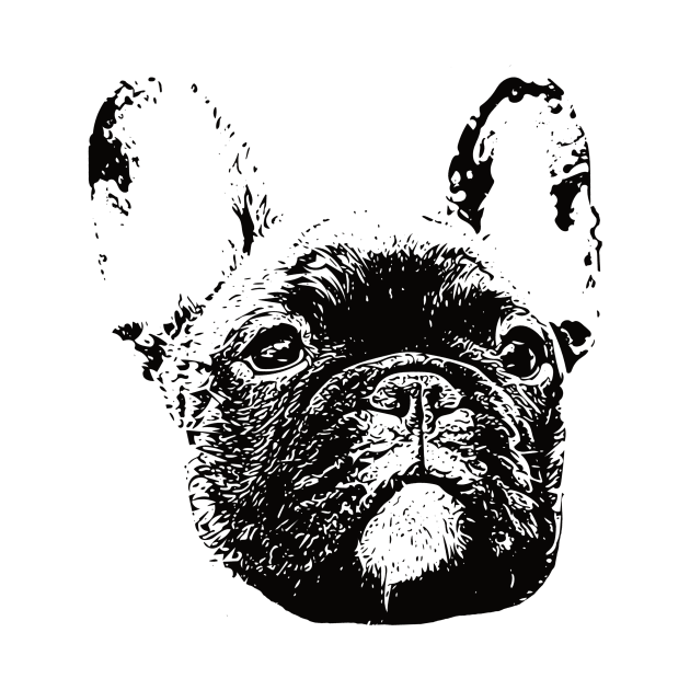 French Bulldog Face Design - A Frenchie Christmas Gift by DoggyStyles