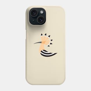 Hoopoe on olive Phone Case