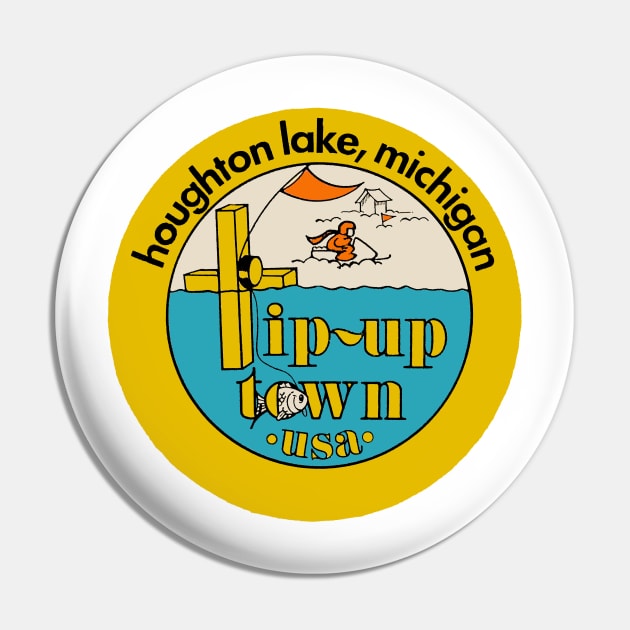 Houghton Lake Decal Pin by zsonn