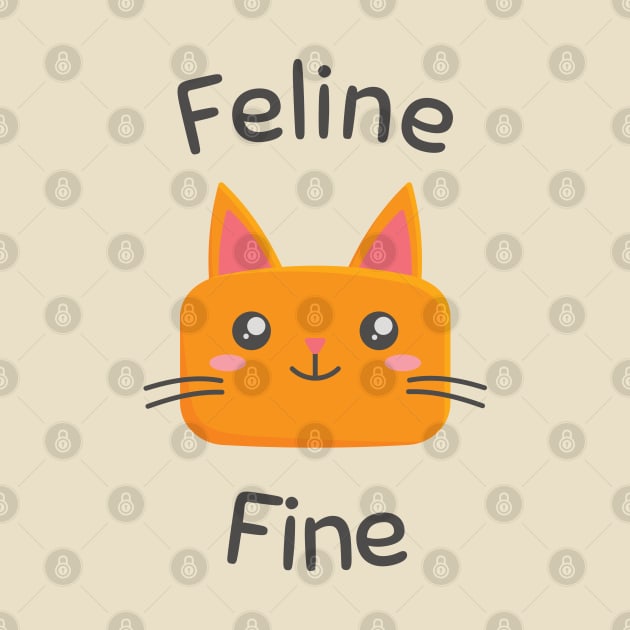 Feline Fine Kawaii Cat by StimpyStuff