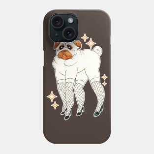 Pug With Lady Legs Phone Case