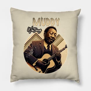 Muddy - Blues Icon Pillow