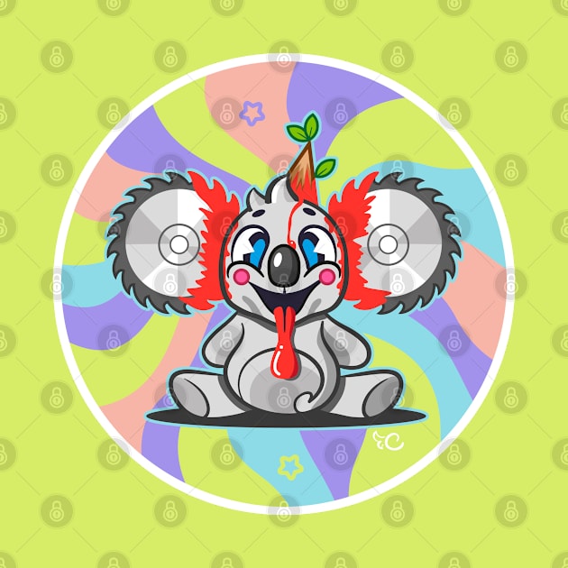 trippy drippy - Cute dark animal koala by Cocobot