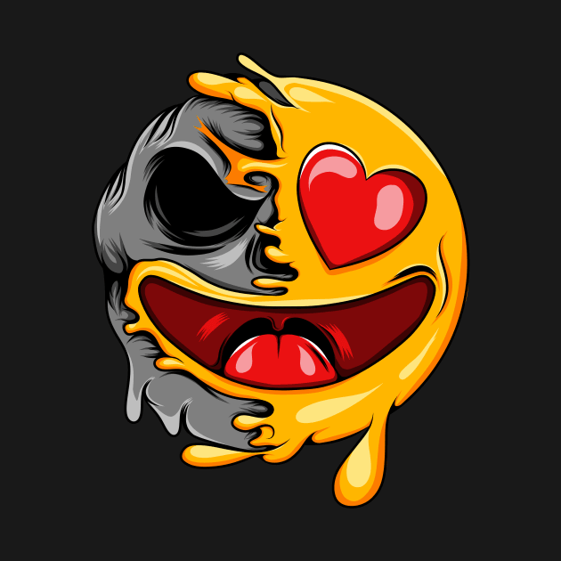 Heart Eye Zombie Emoji by D3monic
