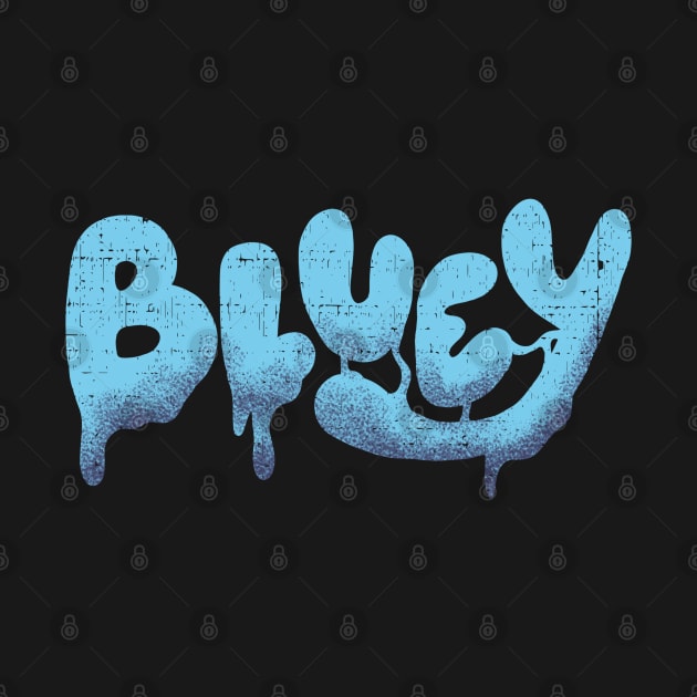 Bluey dad typography vintage by Onarky