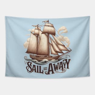 Sailboat Tapestry