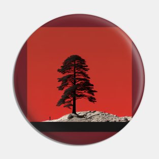 Sequoia tree Pin