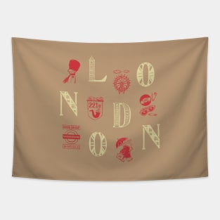 London Alphabets - Paper Brown Tapestry