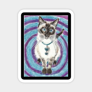 Milo Siamese cat Magnet