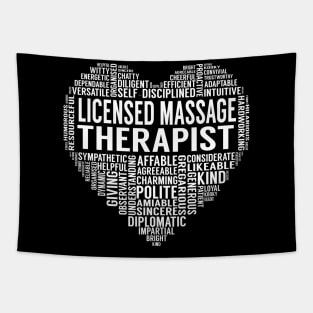 Licensed Massage Therapist Heart Tapestry