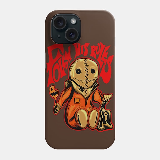 Samhain Trick r Treat Horror Movie Phone Case by Jamie Collins