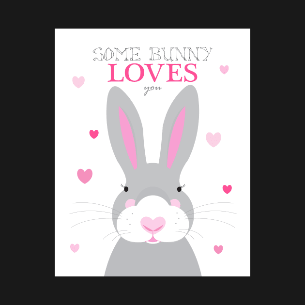 Some bunny loves you by creativemonsoon