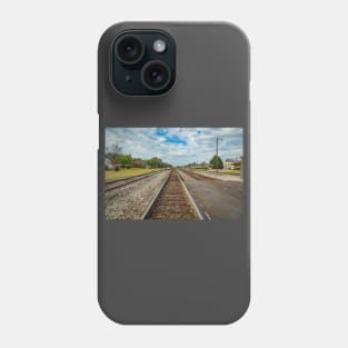 Parallel Railroad Tracks Phone Case