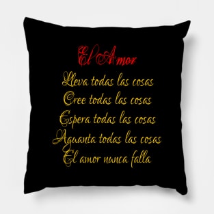 Love Never Fails - El amor nunca falla Pillow