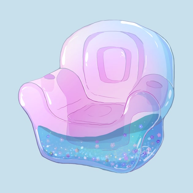 90s Nostalgia Series: Inflatable Chair by paintdust