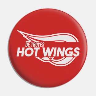 Name Thru Logo - Hot Wings 1 Pin