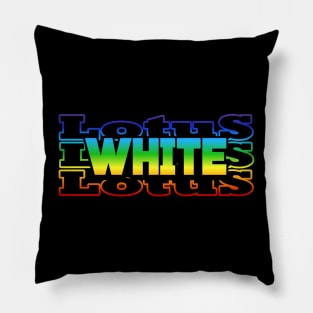 White Lotus - Rainbow Fade Pillow