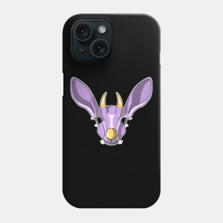 purple baby mountain gazelle face Phone Case