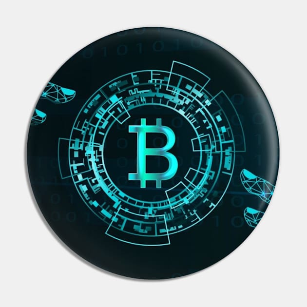 Bitcoin Pin by Ahmex