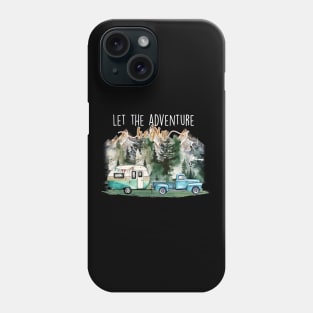 Let The Adventure Begin - Unique Creation For Travel And Discovery Enthusiasts Phone Case