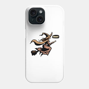 Enchanting witch cast spells with mystical grace Phone Case