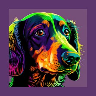 Colorful Dachshund Portrait T-Shirt