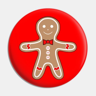 GINGERBREAD Man Christmas Cookie Pin