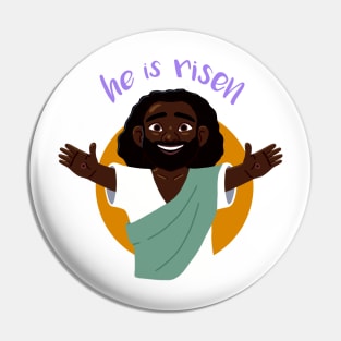 Black Jesus is Risen - Easter Celebration Pin