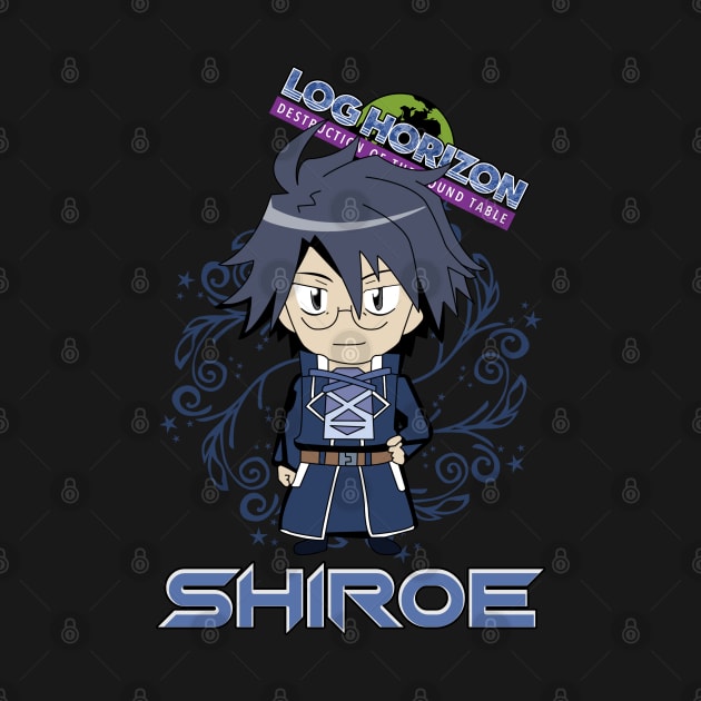 Log Horizon Chibi ute Shiroe Devil in Glasses by oneskyoneland