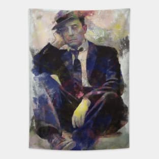 Buster Keaton in Colors Tapestry