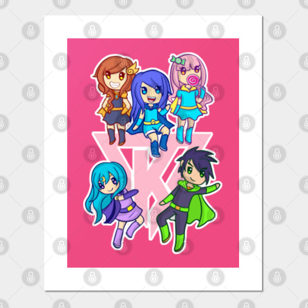 Funneh and the Krew Pink - Its Funneh - Posters and Art Prints | TeePublic