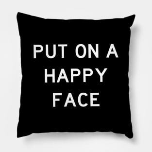 Put On A Happy Face Joker Pillow