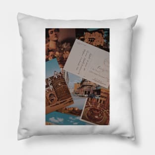 Vintage Postcards Pillow