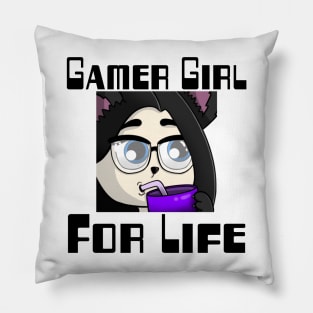 Gamer Girl For Life Pillow