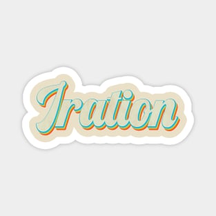 vintage color iration Magnet