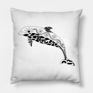 mexican dolphin delfin ecopop hasta el fin art Pillow