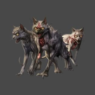 Cursed Trio: The Unholy Feline Awakening T-Shirt