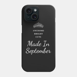 September Birthday Quotes Phone Case