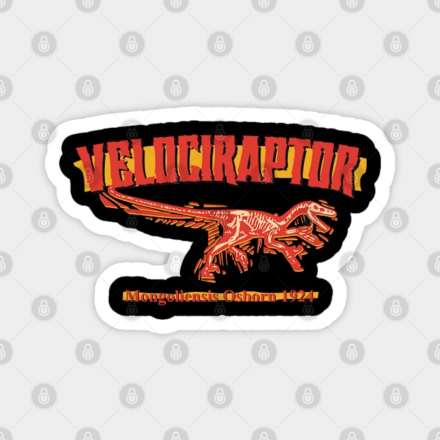 velociraptor Magnet by killzilla