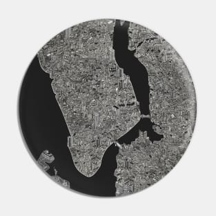 New York map Pin