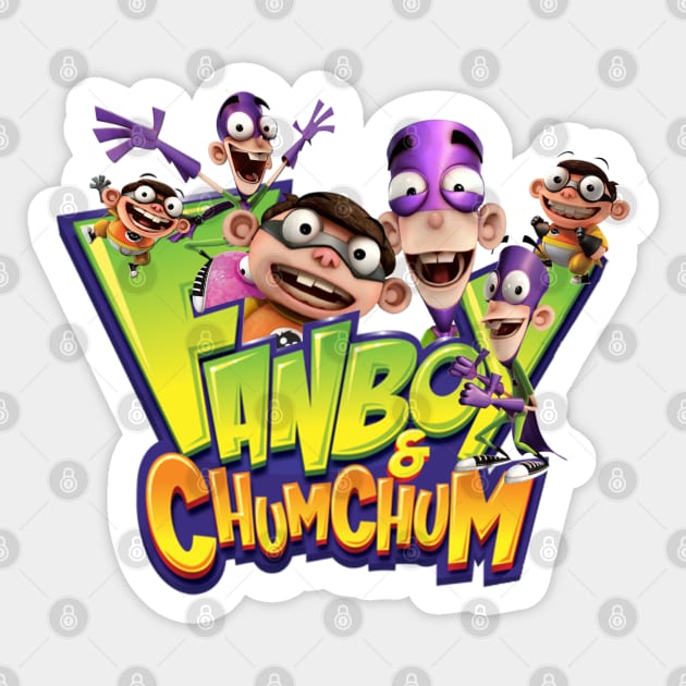 Fanboy & Chum Chum Sticker for Sale by gumbaws