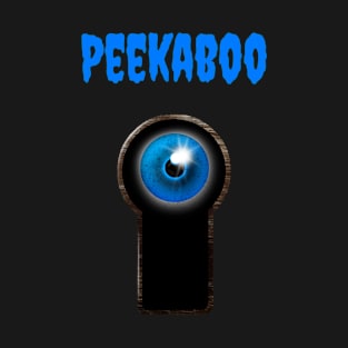 Peekaboo Spooky Halloween Design T-Shirt