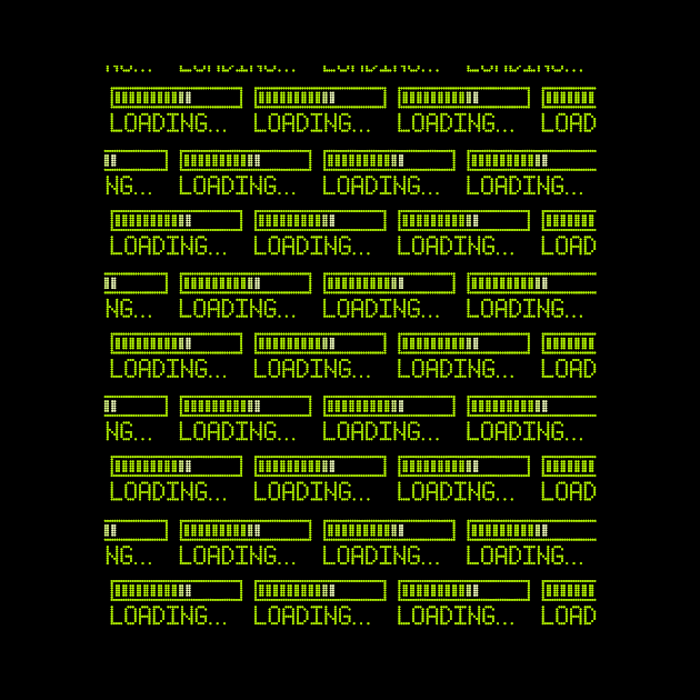 Loading Bar Pattern Green by XOOXOO